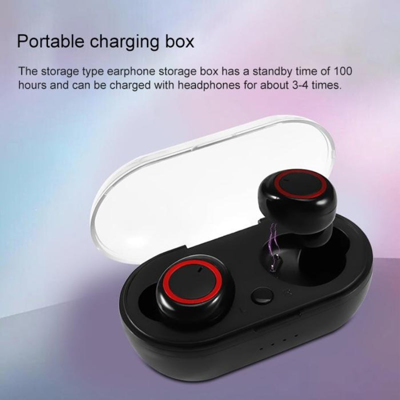 Wireless Stereo Bluetooth Headset With Charging Case Bth K08 Tws Version 5.0