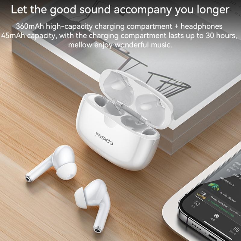 Smart Dual Noise Reduction True Wireless Stereo Earphones With Active Control
