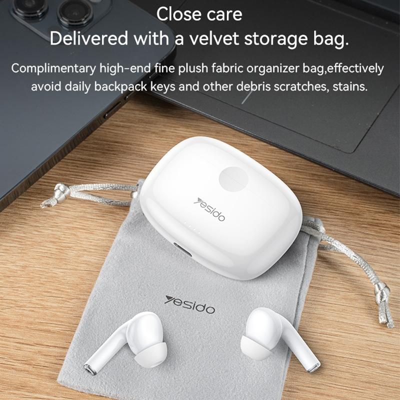 Smart Dual Noise Reduction True Wireless Stereo Earphones With Active Control