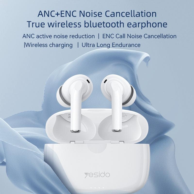 Smart Dual Noise Reduction True Wireless Stereo Earphones With Active Control