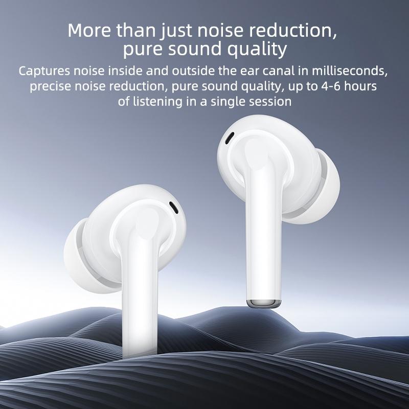 Smart Dual Noise Reduction True Wireless Stereo Earphones With Active Control
