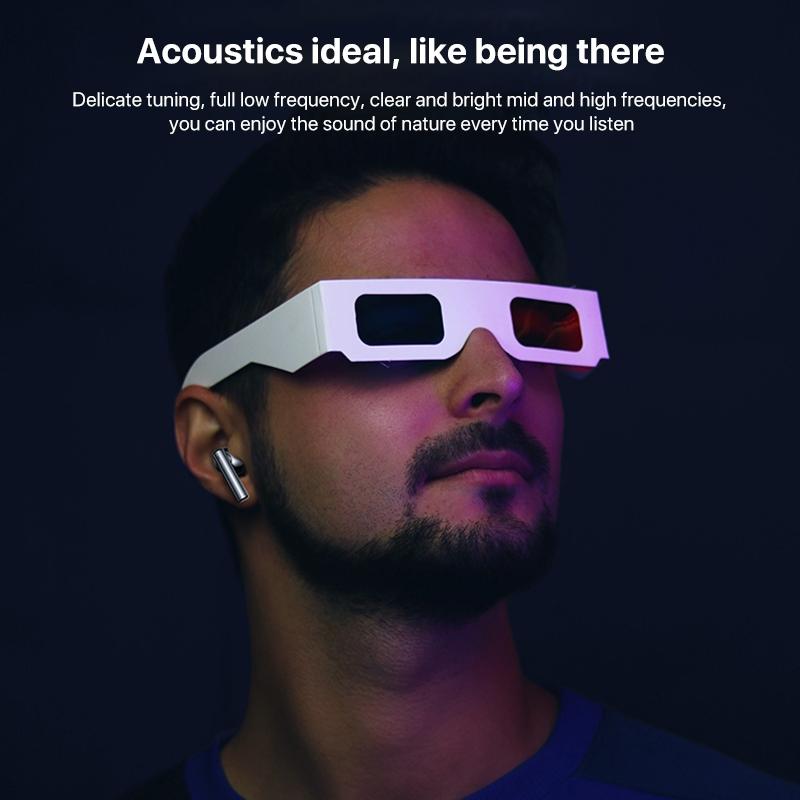 Wireless Bluetooth 5.0 Earphones With Anc And Led Display For Clear Sound Control