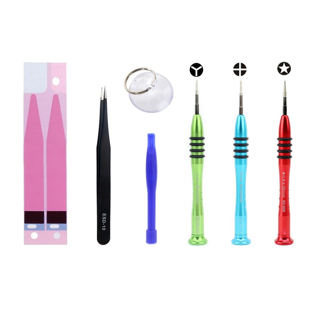 Seven Piece Mobile Phone Battery Repair Tool Set For Iphone