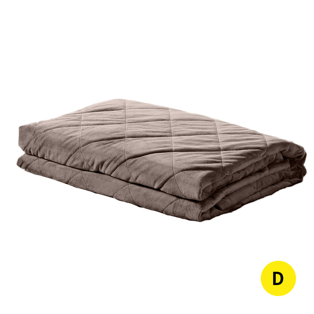 Dreamz Soft 9Kg Anti Anxiety Mink Blanket For Adults Double Size Relaxation And Comfort