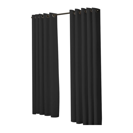 1 Sets of Sello 1 Sets Of 2X Blockout Curtains Panels 3 Layers Black 180 230Cm