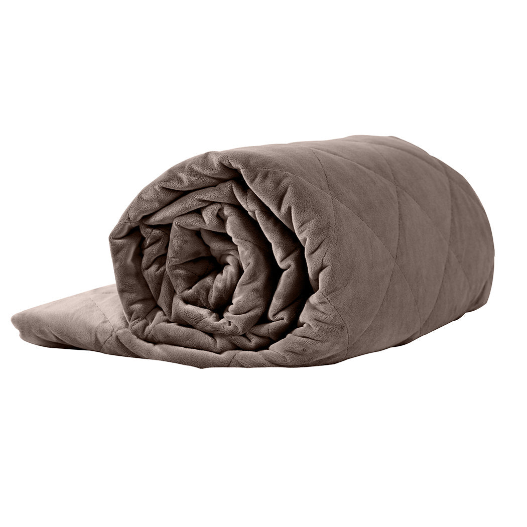 Dreamz Soft 9Kg Anti Anxiety Mink Blanket For Adults Double Size Relaxation And Comfort