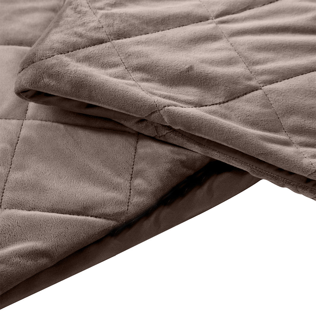 Dreamz Soft 9Kg Anti Anxiety Mink Blanket For Adults Double Size Relaxation And Comfort
