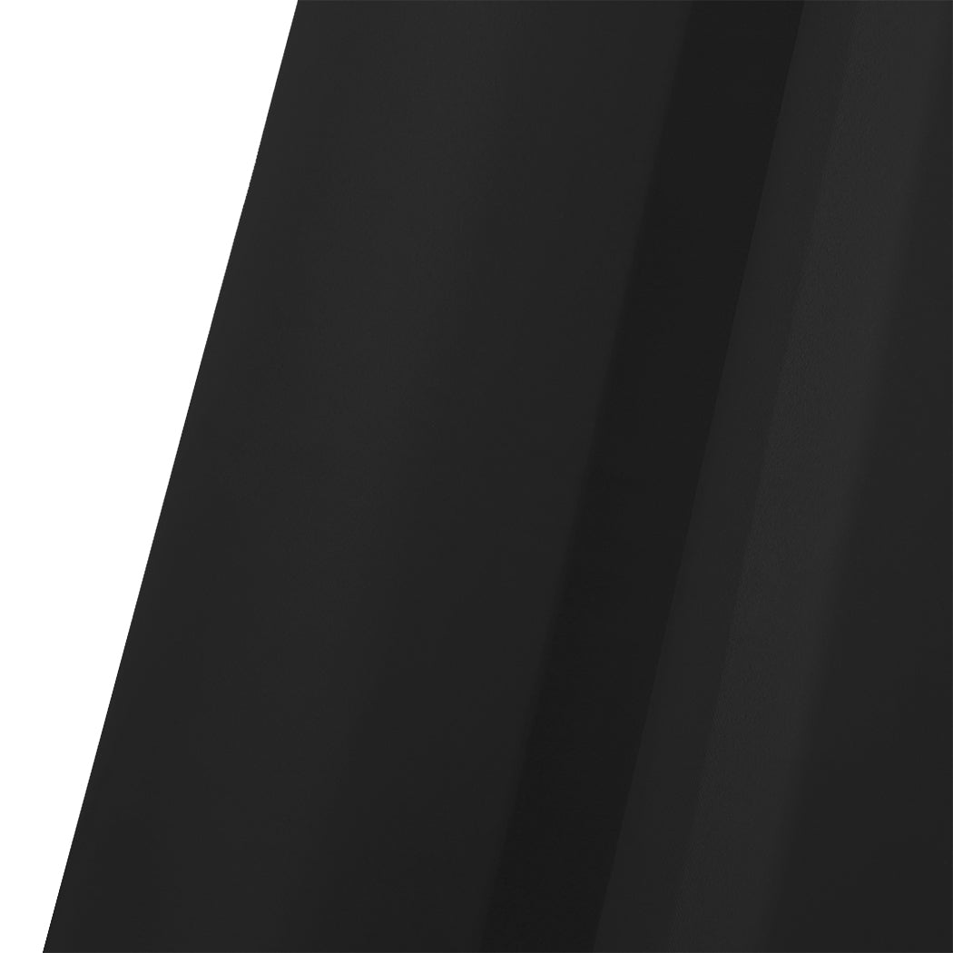 1 Sets of Sello 1 Sets Of 2X Blockout Curtains Panels 3 Layers Black 240 230Cm
