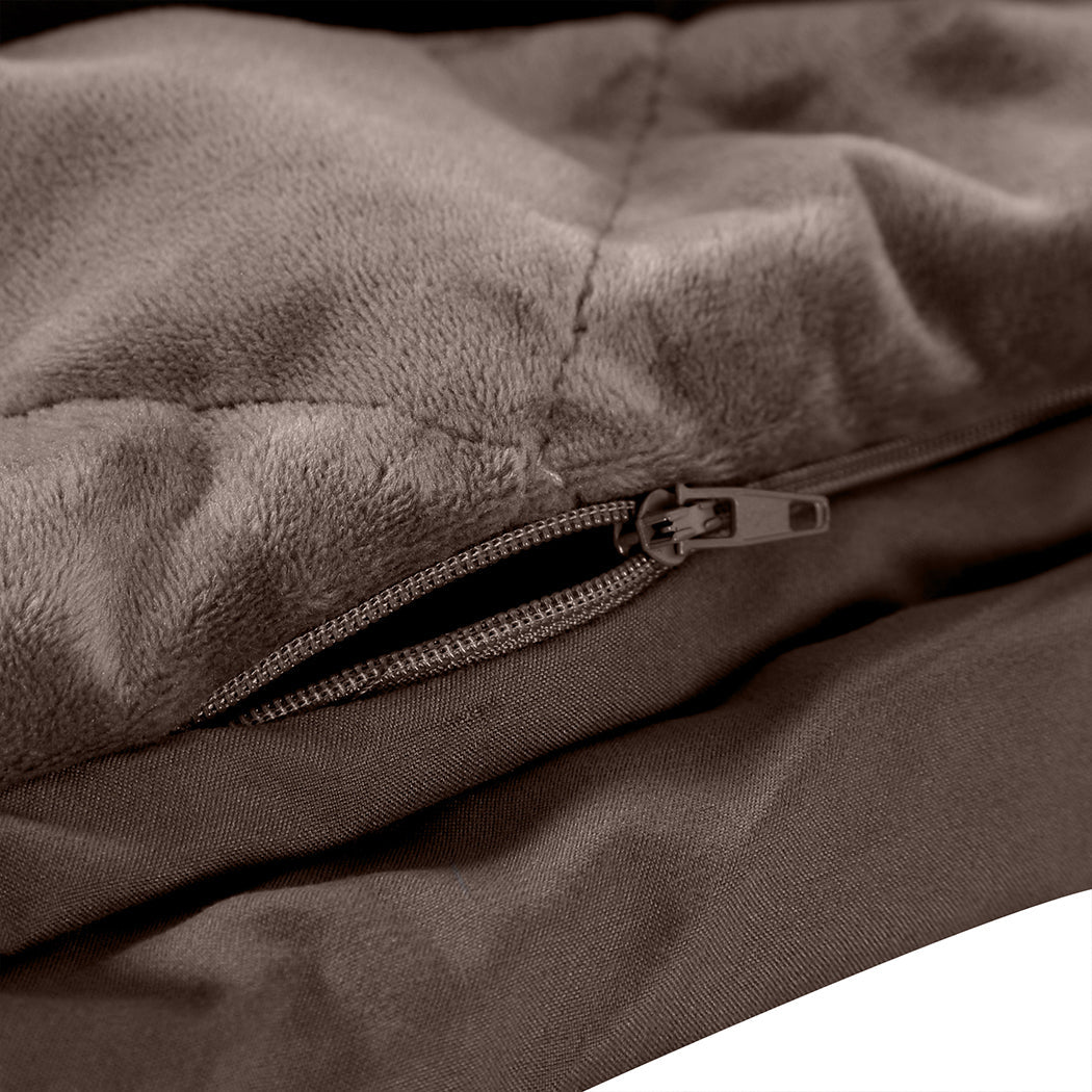 Dreamz Weighted Blanket Heavy Gravity Mink 9Kgs