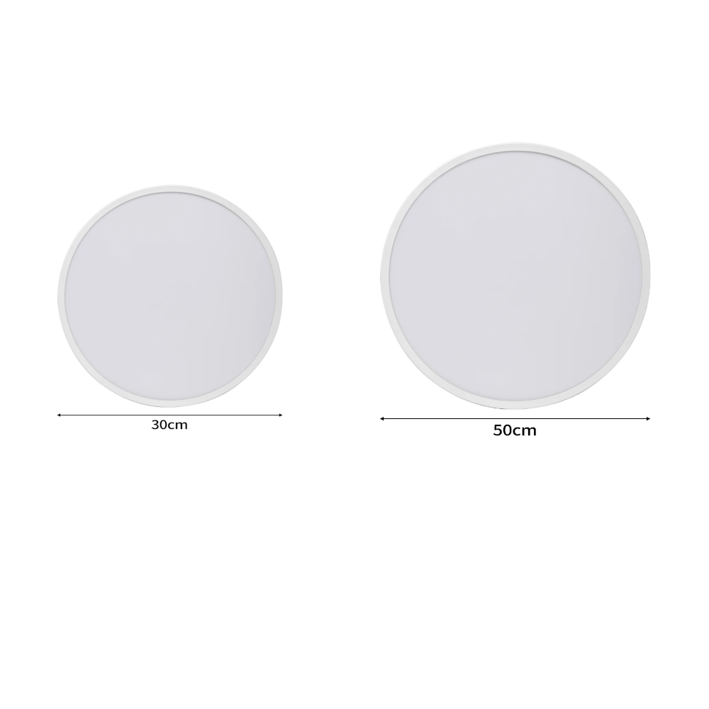 Emitto 18W Ultra Thin Led Ceiling Light White 30Cm X 5Cm