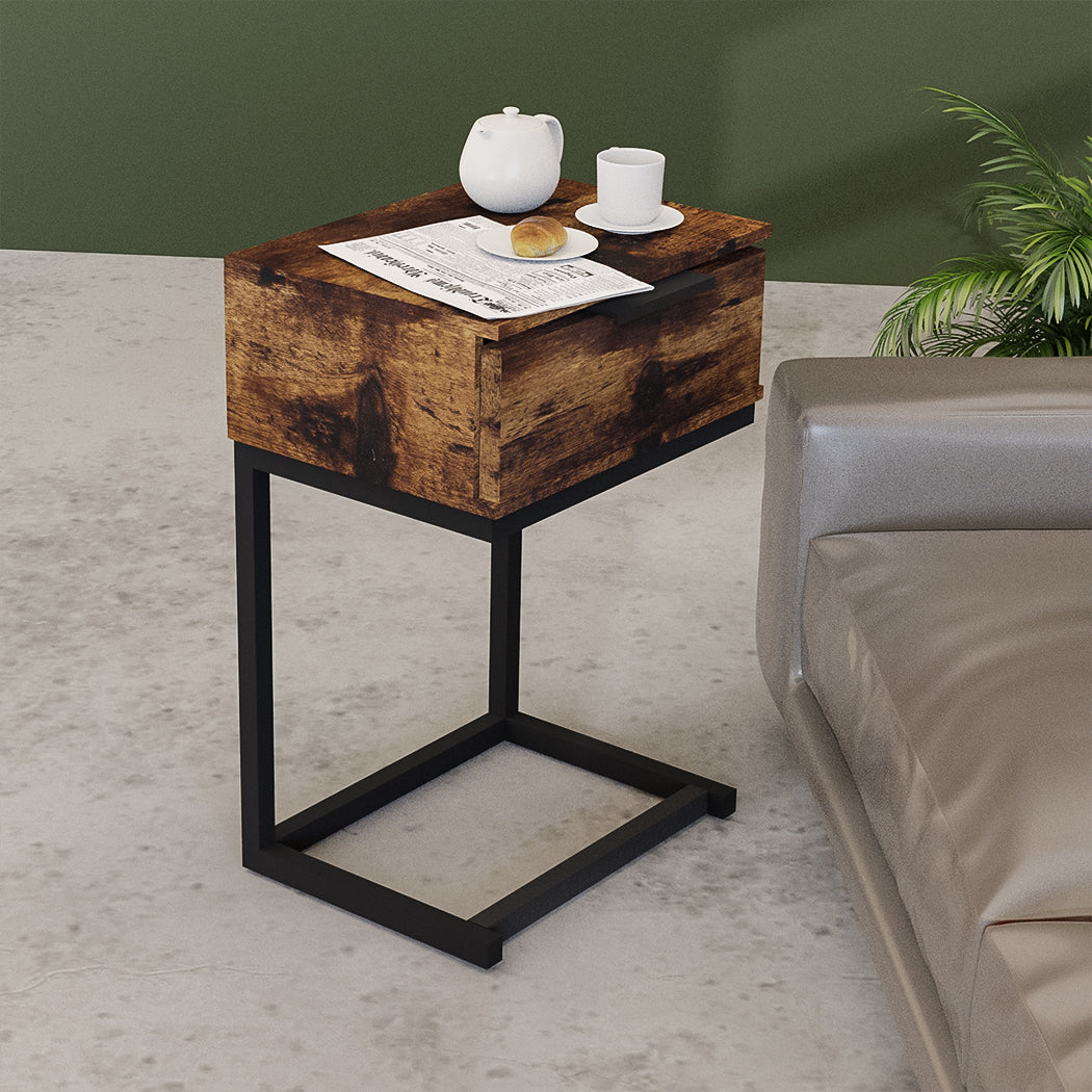 Bedside Tables Side End Modern Storage For Bedroom Or Living Room Decor