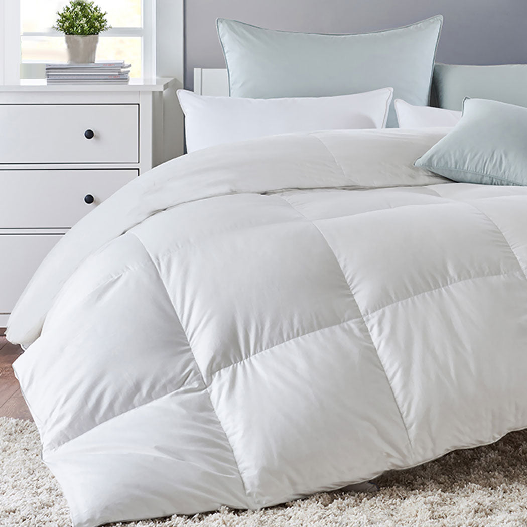 Dreamz Duck Down Feather Quilt 200Gsm King Single