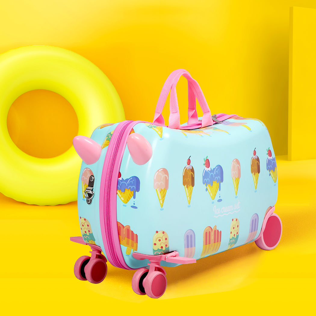 Bopeep Kids Ride On Suitcase Children Ice Cream