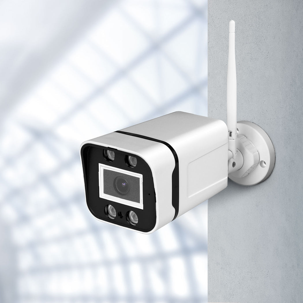 8Pcs Wireless Security Camera System Set Square