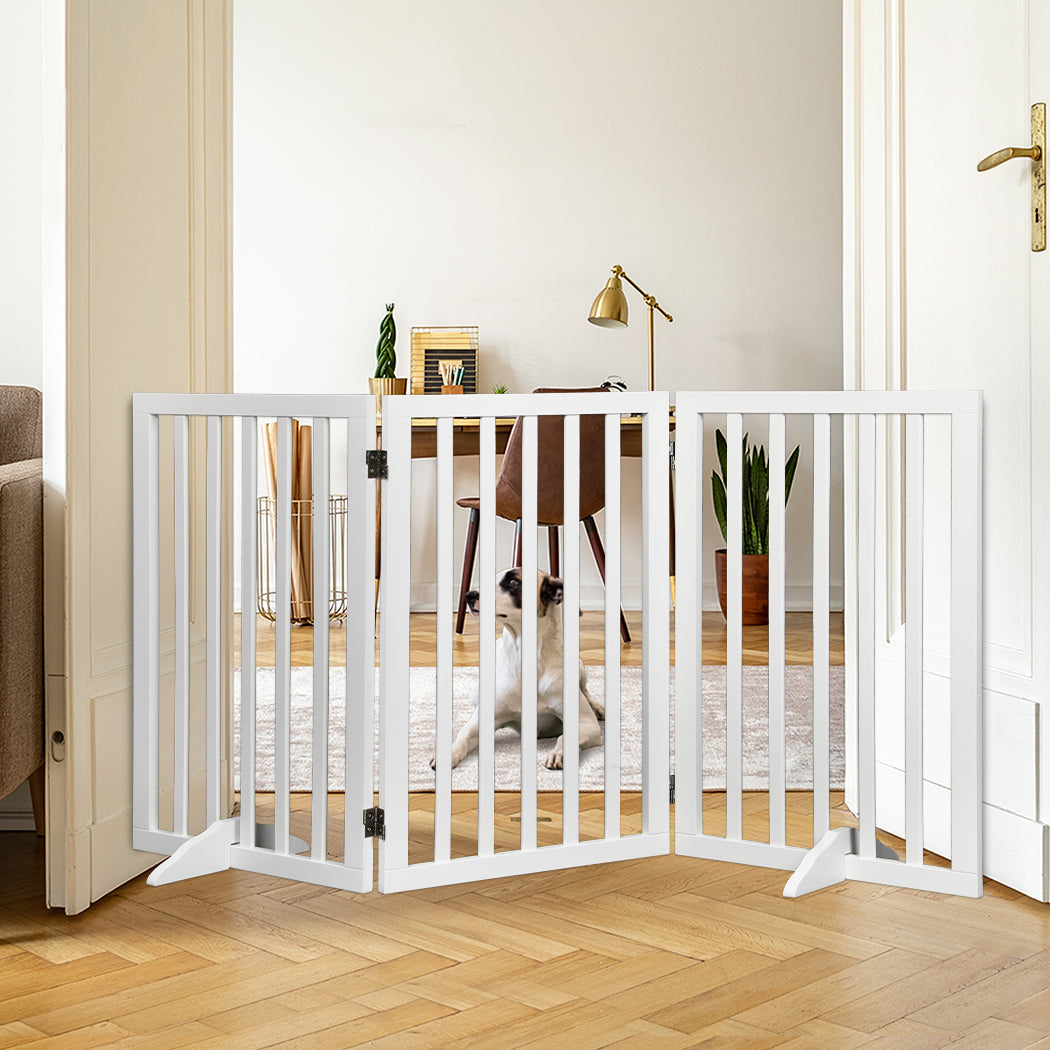Pawz Pet Gate Dog Fence Safety White 400X 3Mm
