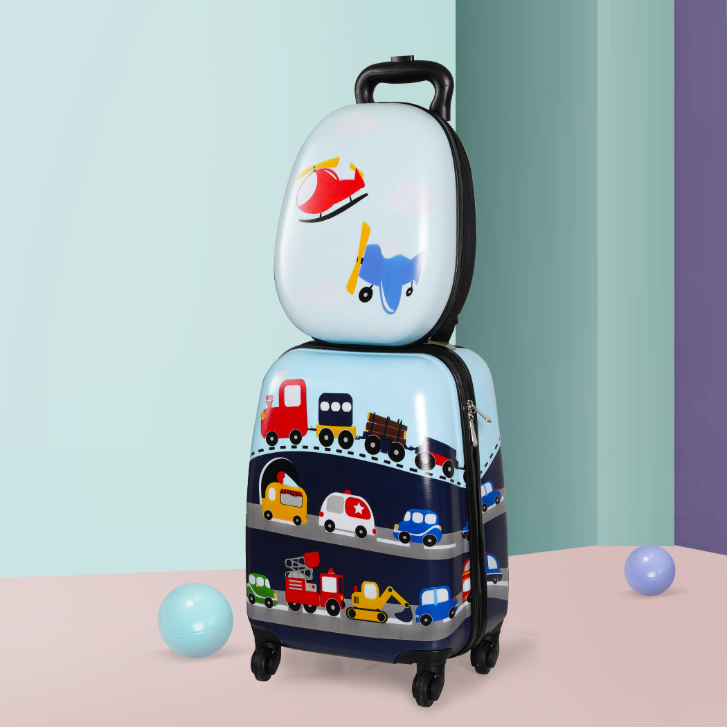 Bopeep 16''13'' 2Pcs Kids Luggage Backpack Set Travel