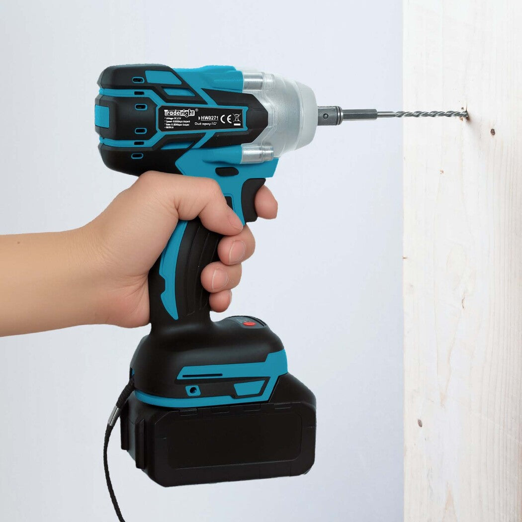 Traderight Impact Wrench 21V Cordless73pcs550nm 2X4.0Ah