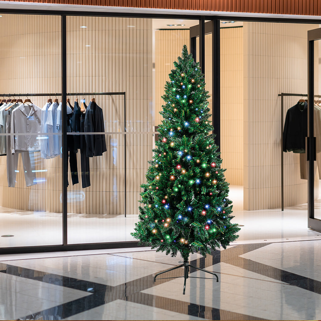 Santaco Prelit Slim Pencil Christmas Tree 1.8M