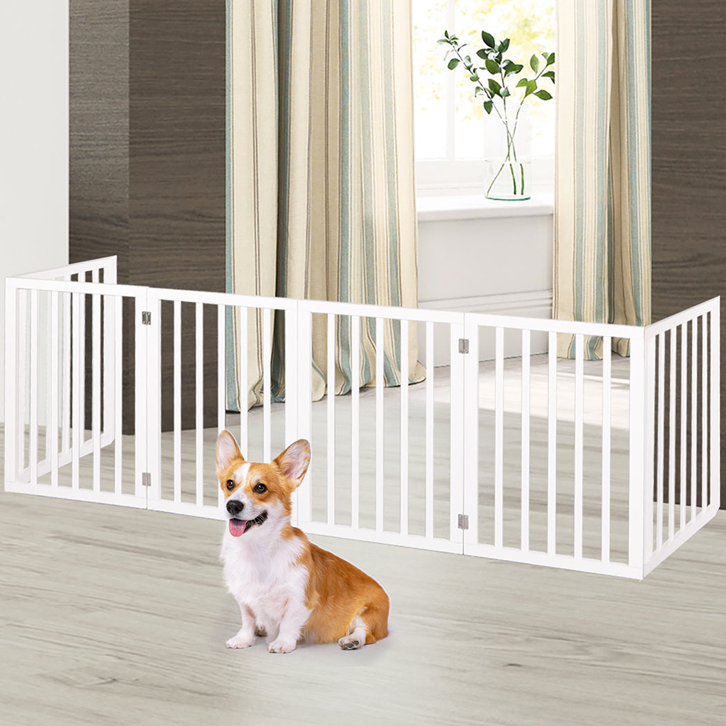Pawz Pet Gate Dog Fence Safety White 100 Pack