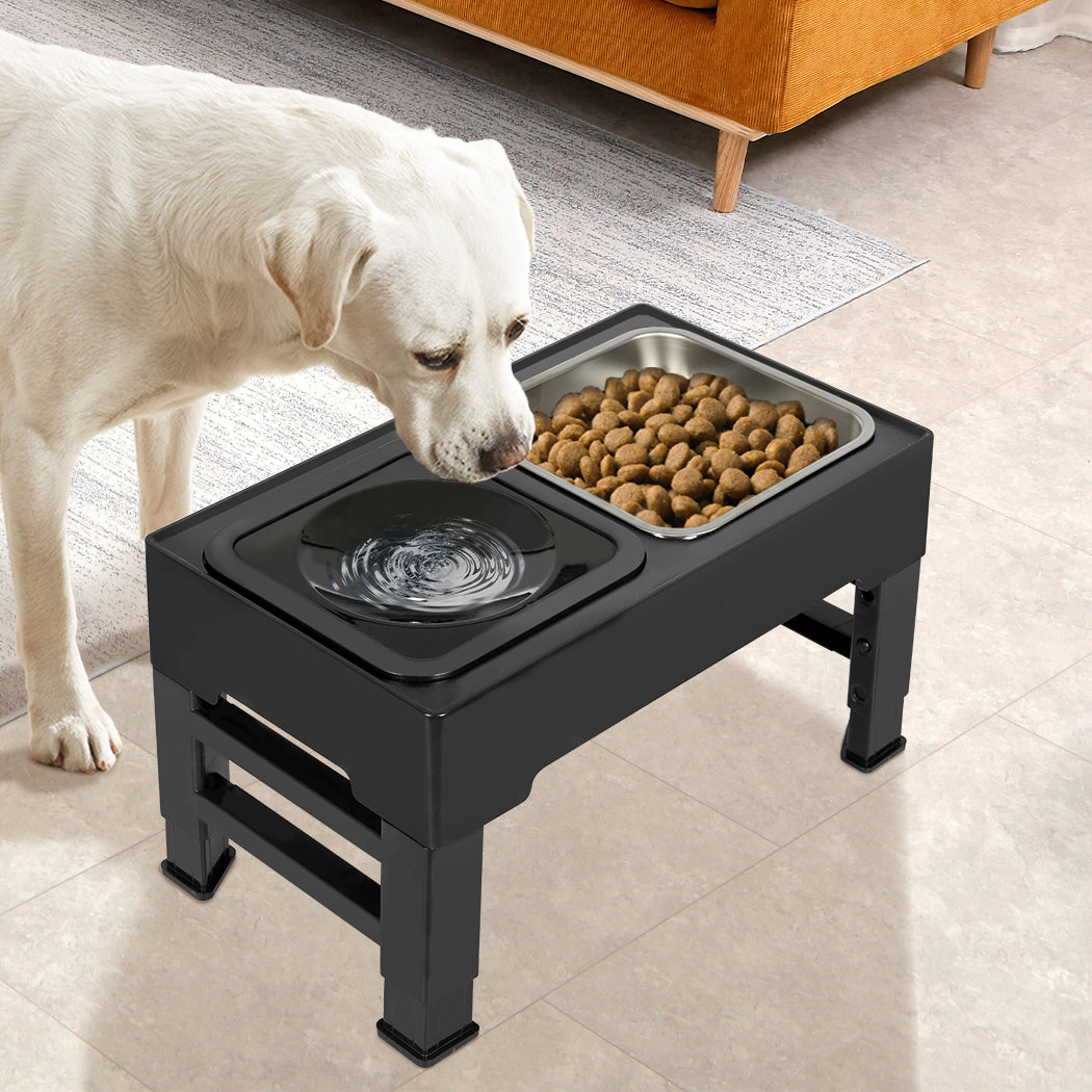 Pawz Elevated Pet Feeder 4 Height Adjustable