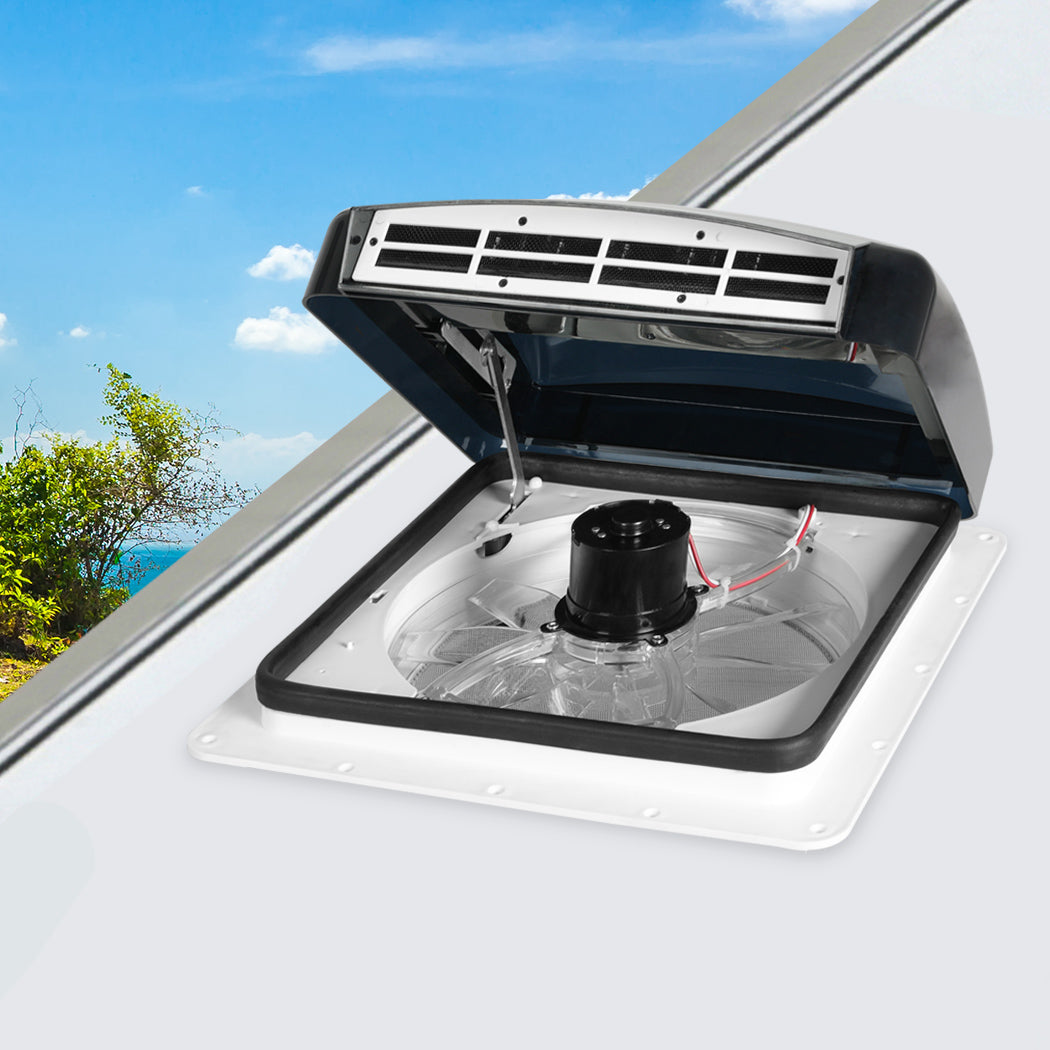 12V Roof Vent Hatch Air Efficient Ventilation For Rvs And Campers