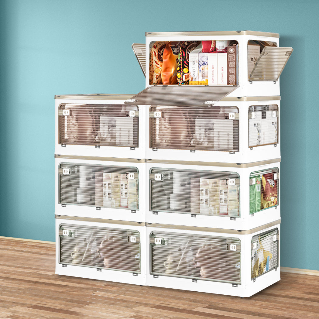 55L Storage Boxes Stackable Container Medium