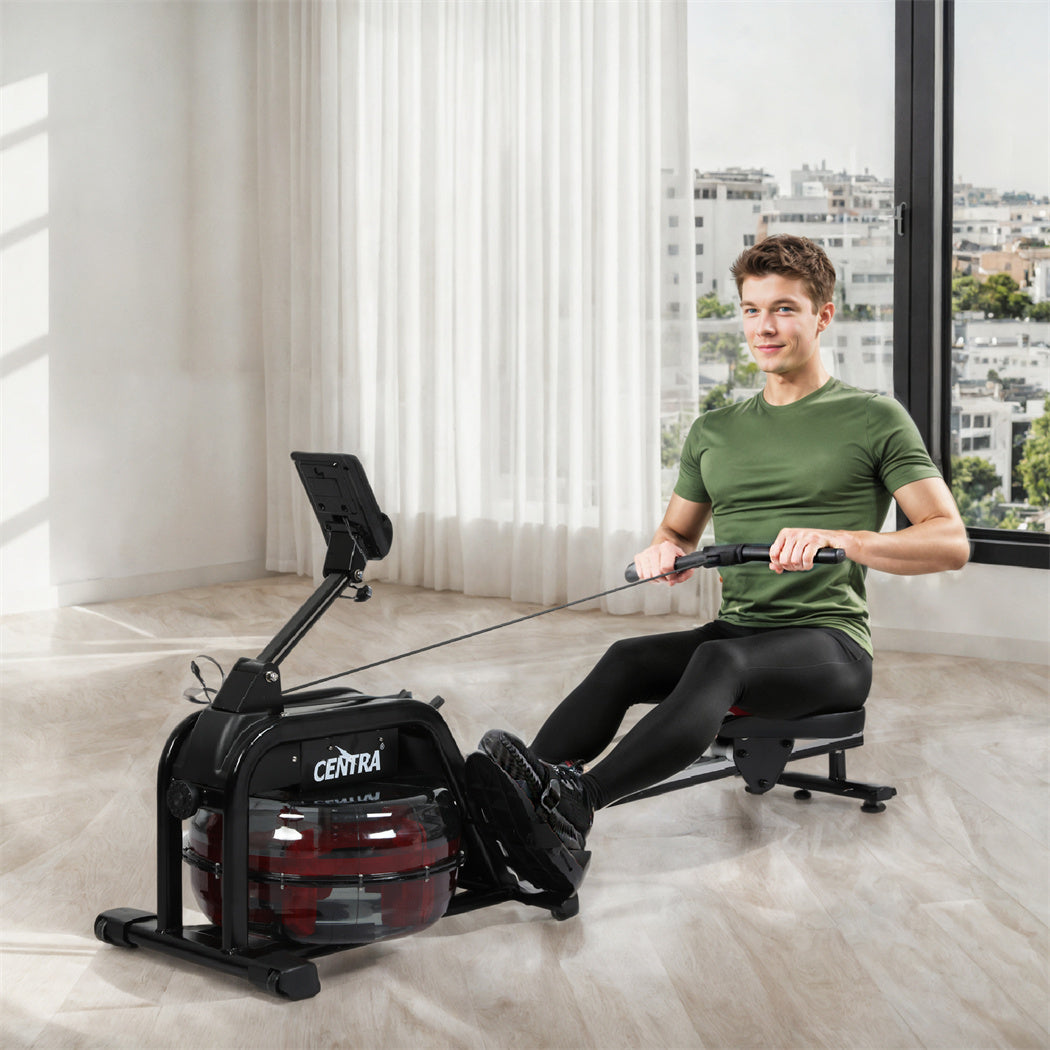 Centra Water Rowing Machine 6 Level Resistant 11L Capacity Tank