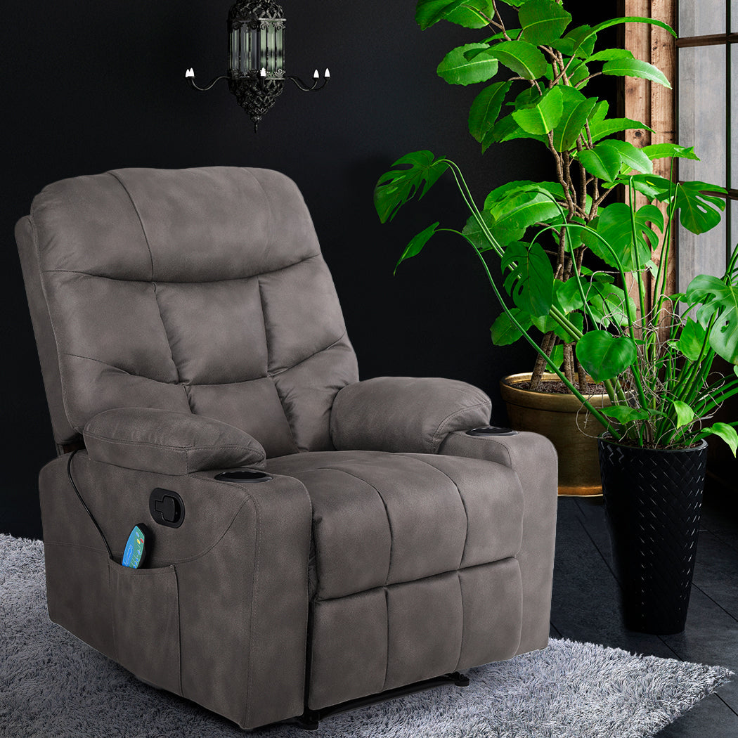 Electric Massage Chair 8 Point Relaxing Comfort For Home Or Office Use