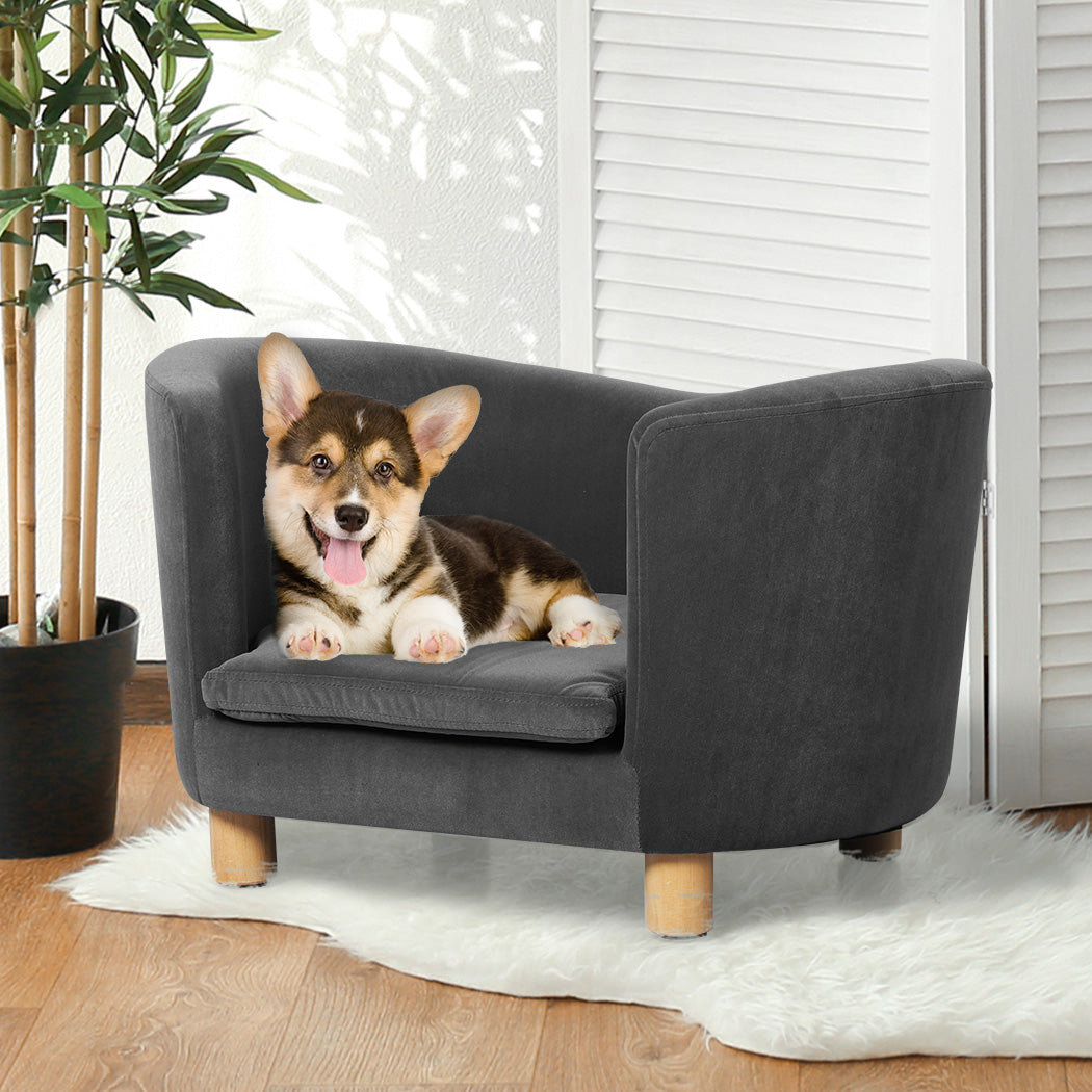 Pawz Luxury Elevated Sofa Anti Slip Grey