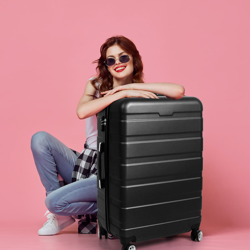 Slimbridge 28" Luggage Case Suitcase Black Inch