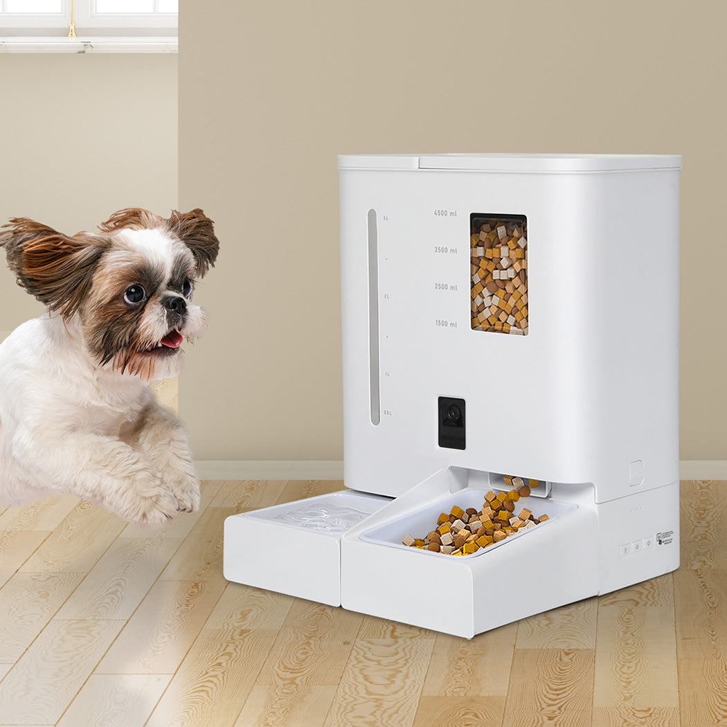 Pawz 2 In 1 Automatic Pet Cat Dog Feeder Water Set