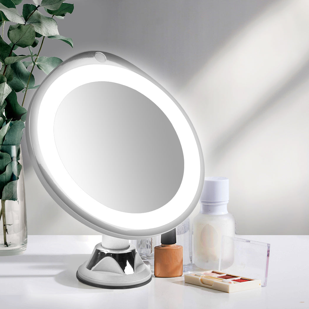 10X Magnifying Makeup Led Mirror 360 Degree White