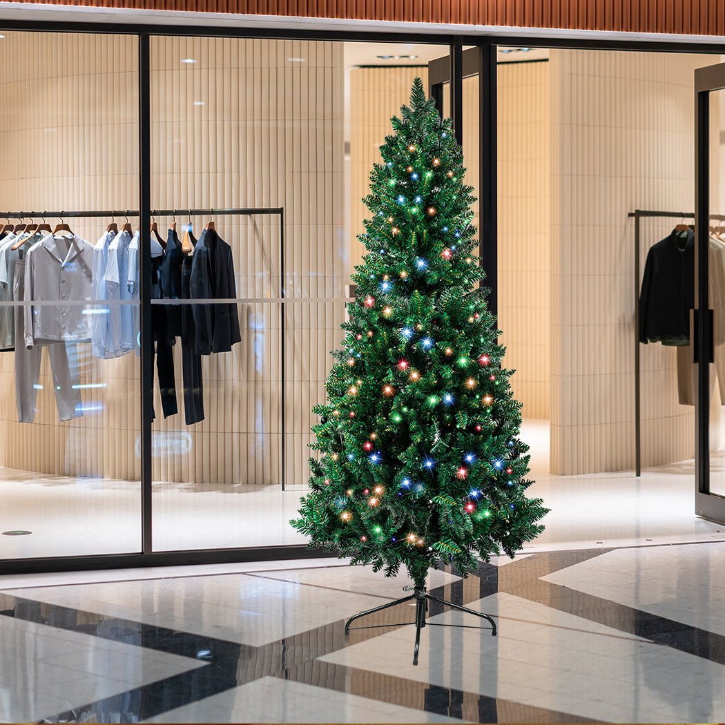 Santaco Prelit Slim Pencil Christmas Tree 2.1M