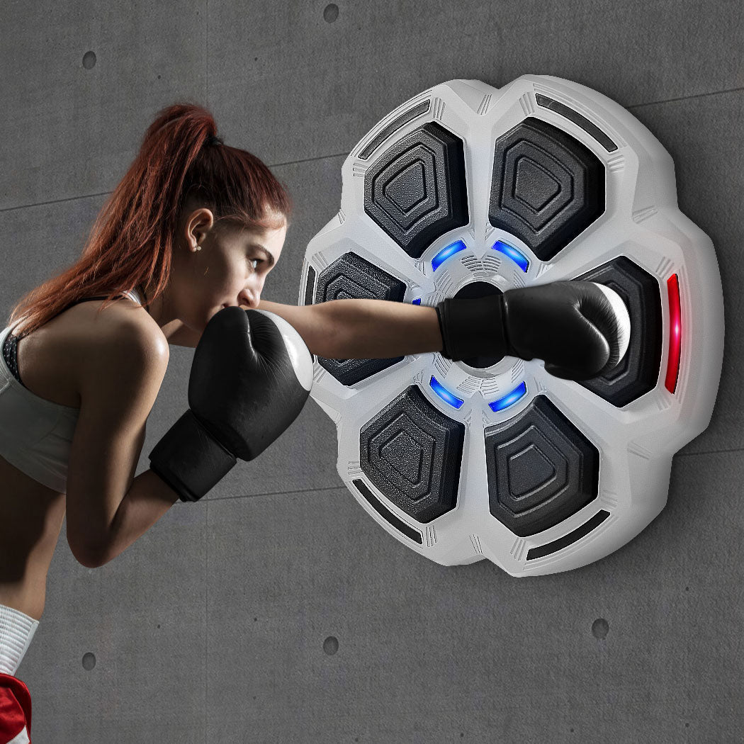 Centra Electronic Punching Box Music Machine Wall Mounted Bluetooth 9 Speeds Grey