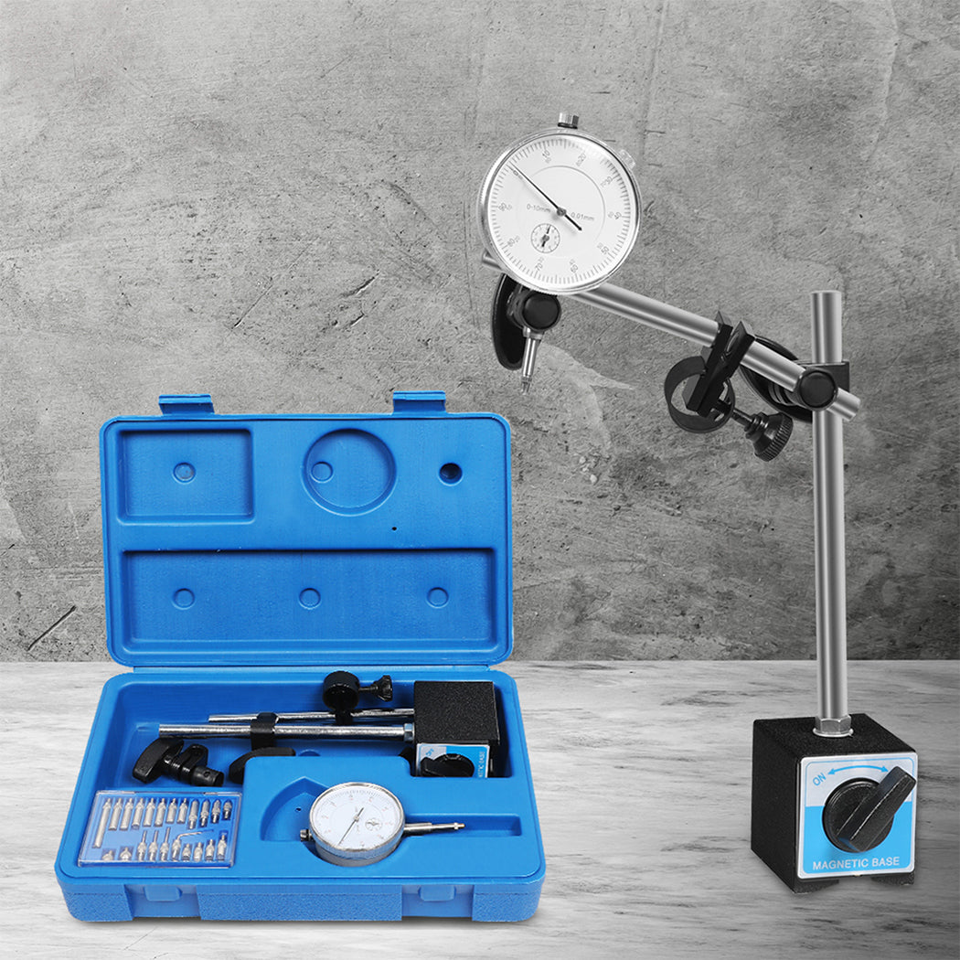 1 Sets of Traderight 1 Sets Of Dial Indicator Gauge Magnetic