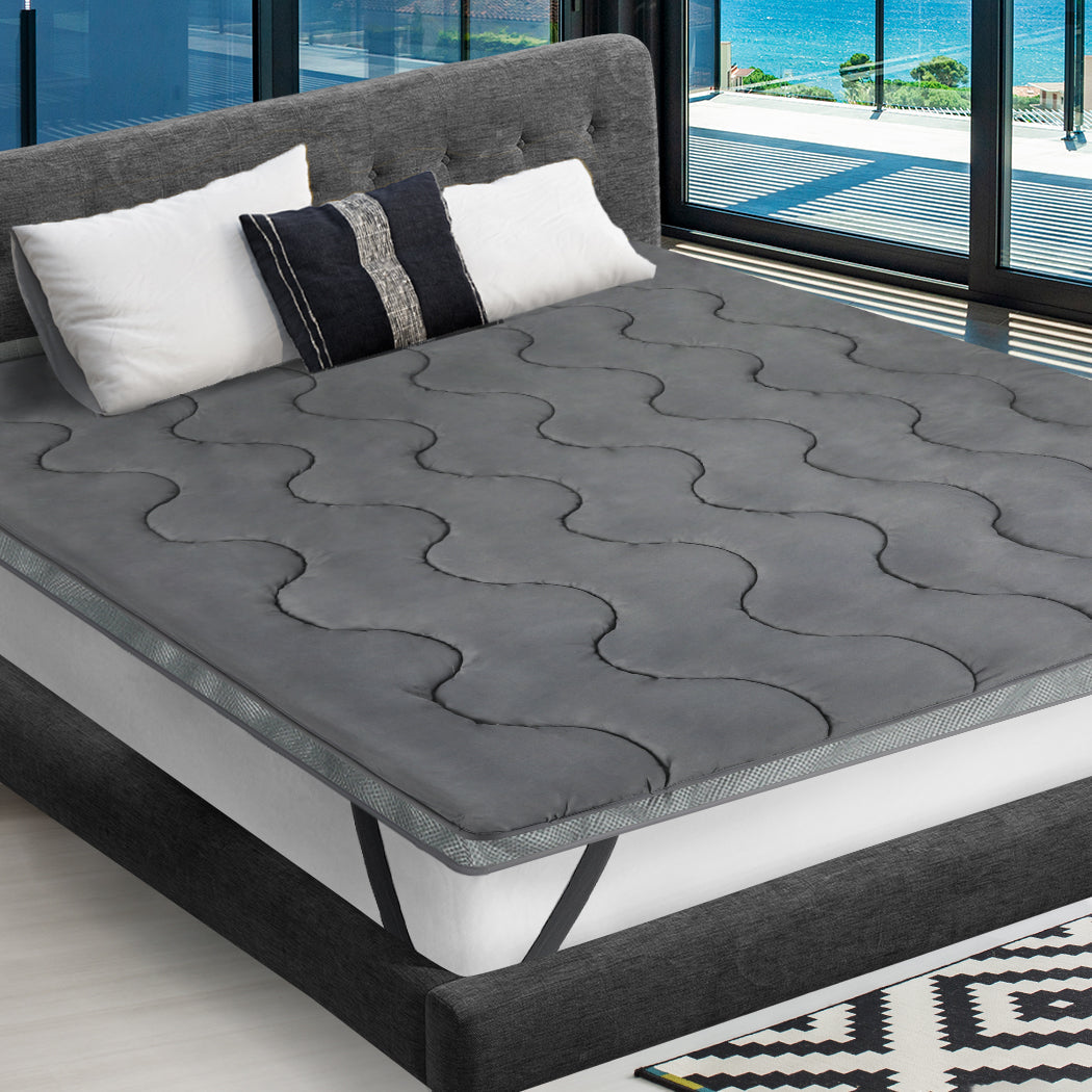 Soft Luxury Mattress Topper Protector For Queen Size Comfort And Support