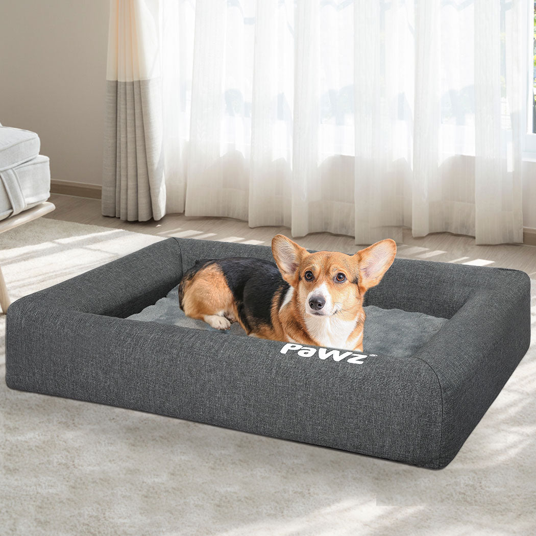 Pawz Memory Foam Pet Bed Calming Dog Medium