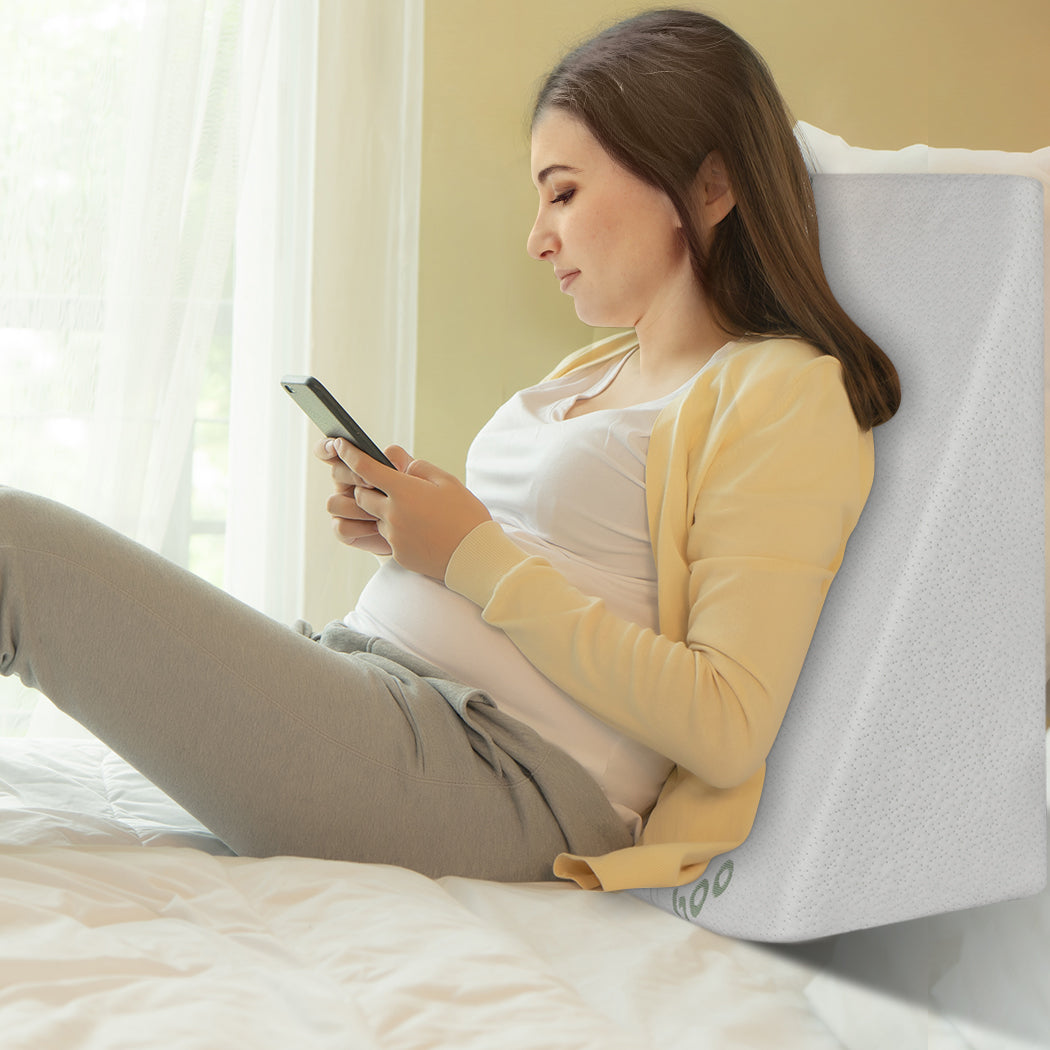 Dreamz Wedge Pillow Memory Foam White 25