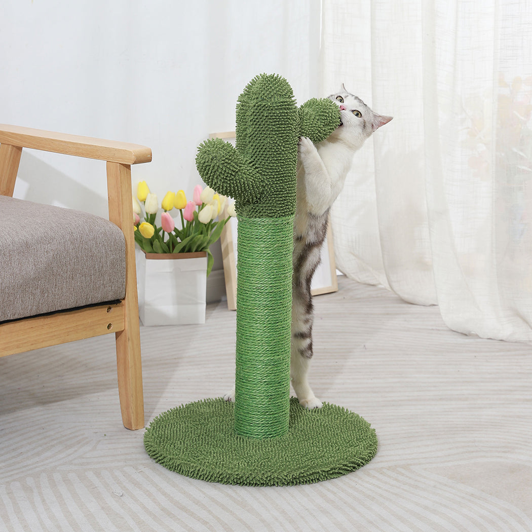 Cactus Cat Scratching Posts Pole Tree Green