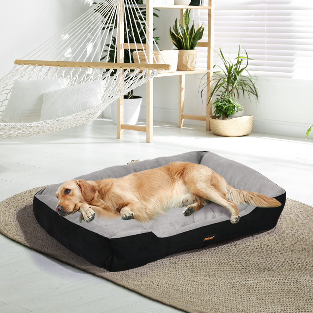 Pawz Pet Bed Dog Beds Bedding Mattress L Black Large