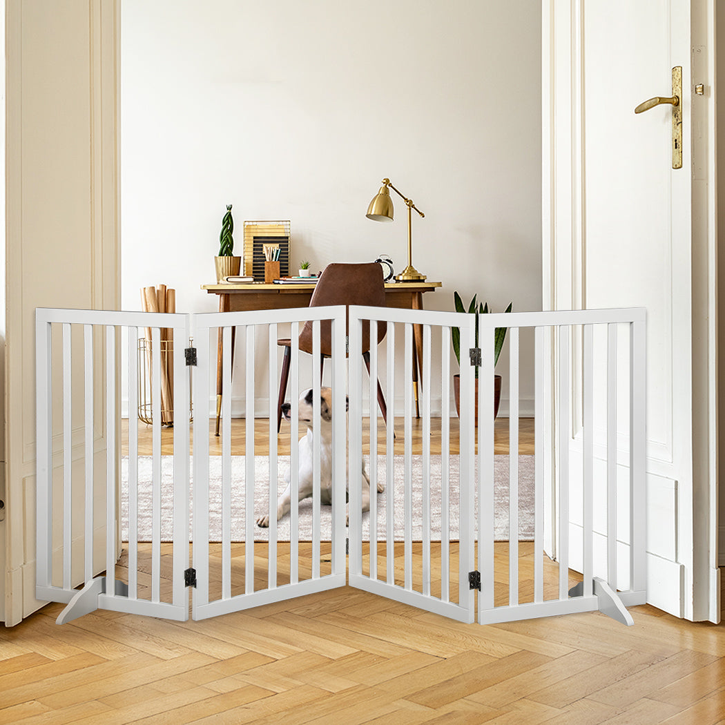 Pawz Pet Gate Dog Fence Safety White 800X 3Mm