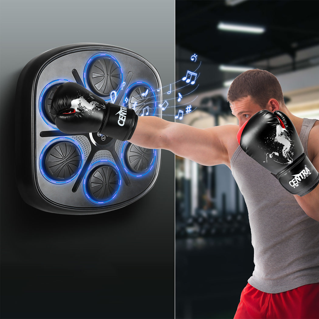 Centra Punching Box With 12 Oz Boxing Glove Wall Mounted Smart Music Trainer