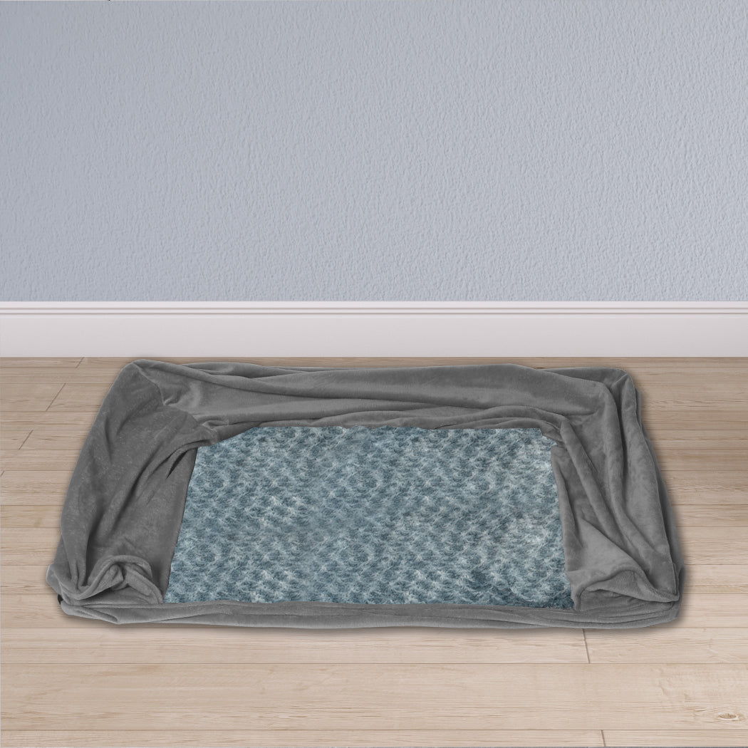 Pawz Pet Bed Sofa Dog Bedding Soft Warm Xxl Cover Grey Large