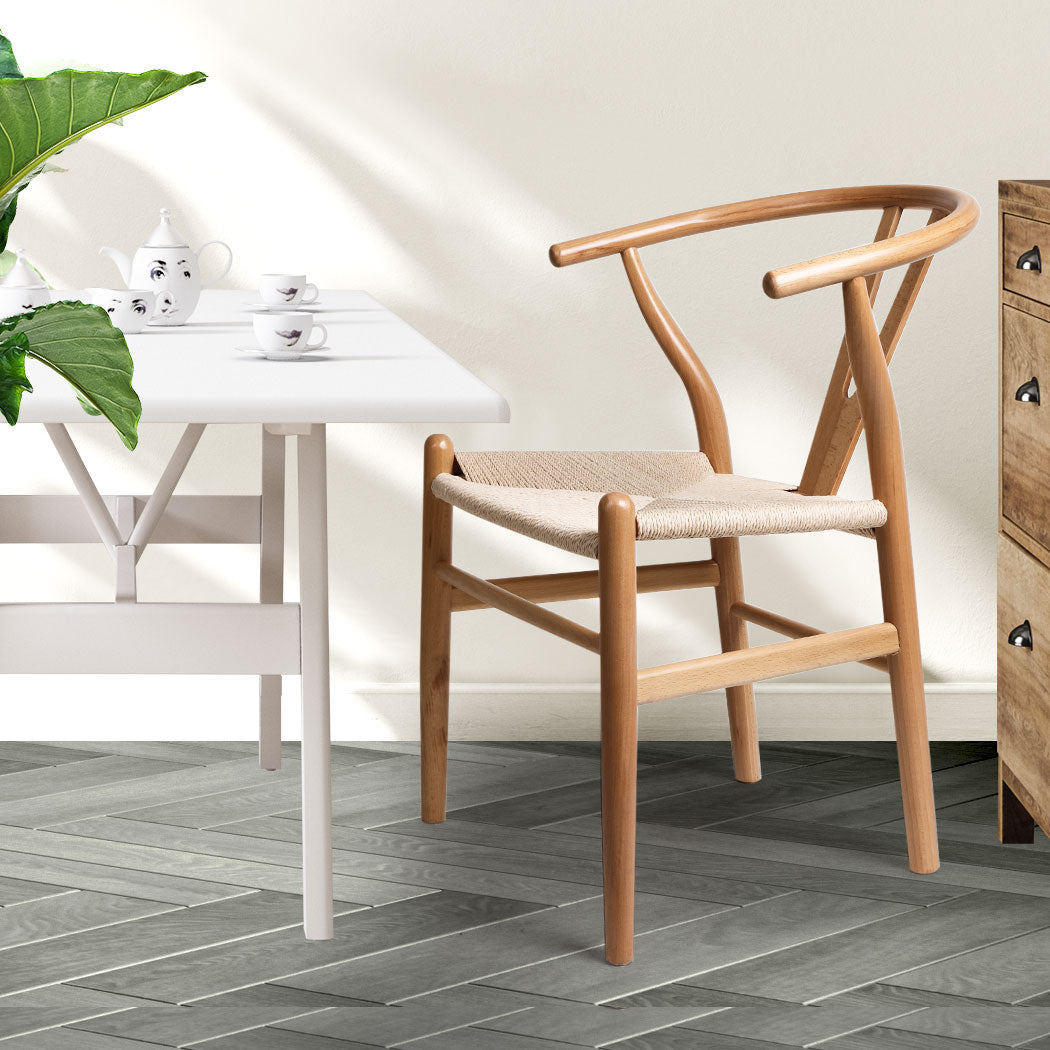 Sleek Dining Chairs Set Of 2 Clear Finish Modern Stylish Seating For