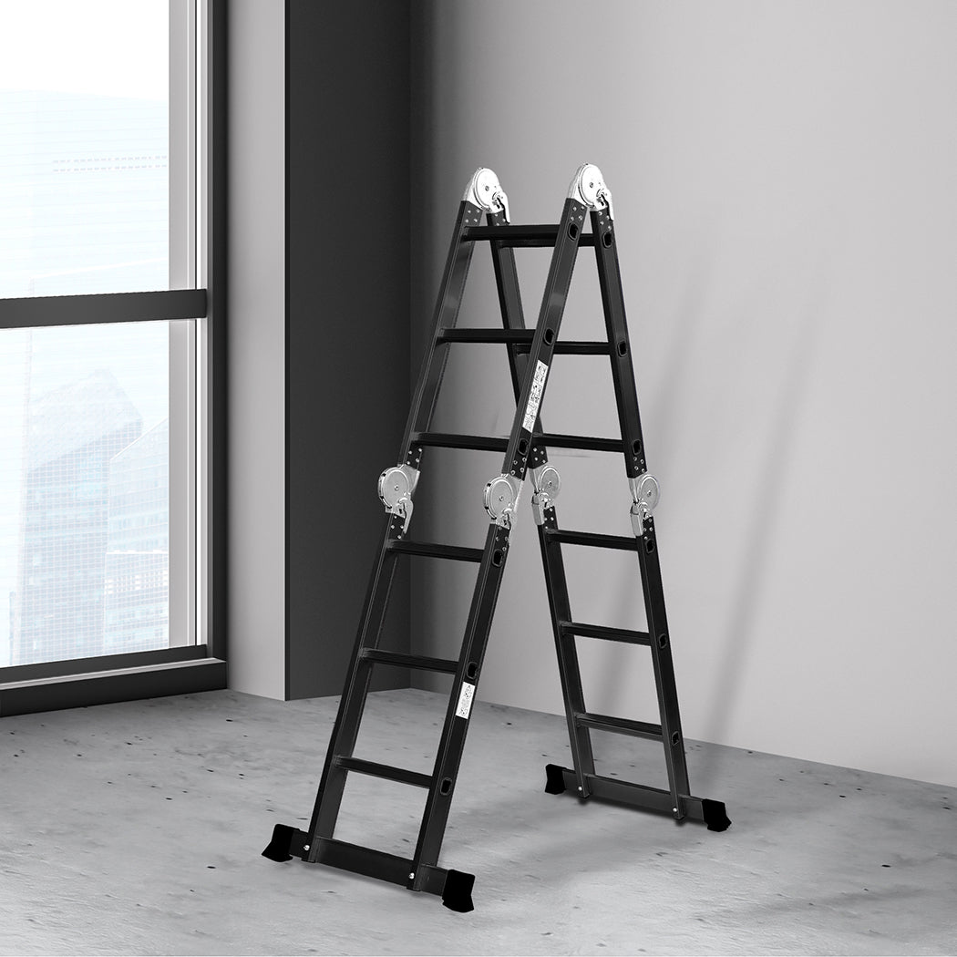 Traderight Multi Purpose Ladder Aluminium 3.6Meter