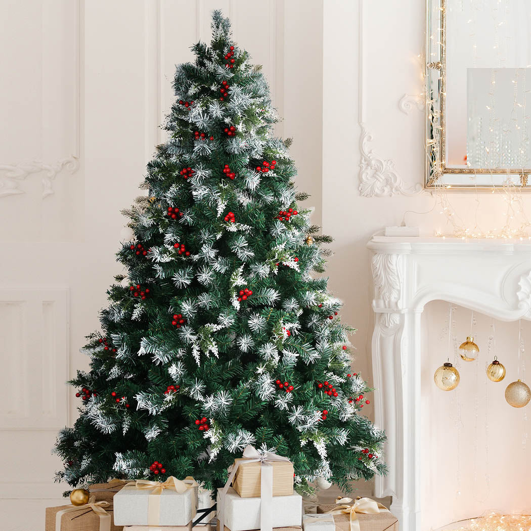 Santaco Christmas Tree Snow Flocked 1.8M