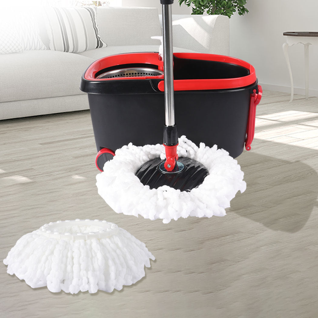 Cleanflo Spin Mop Bucket Set 360 Degree Black