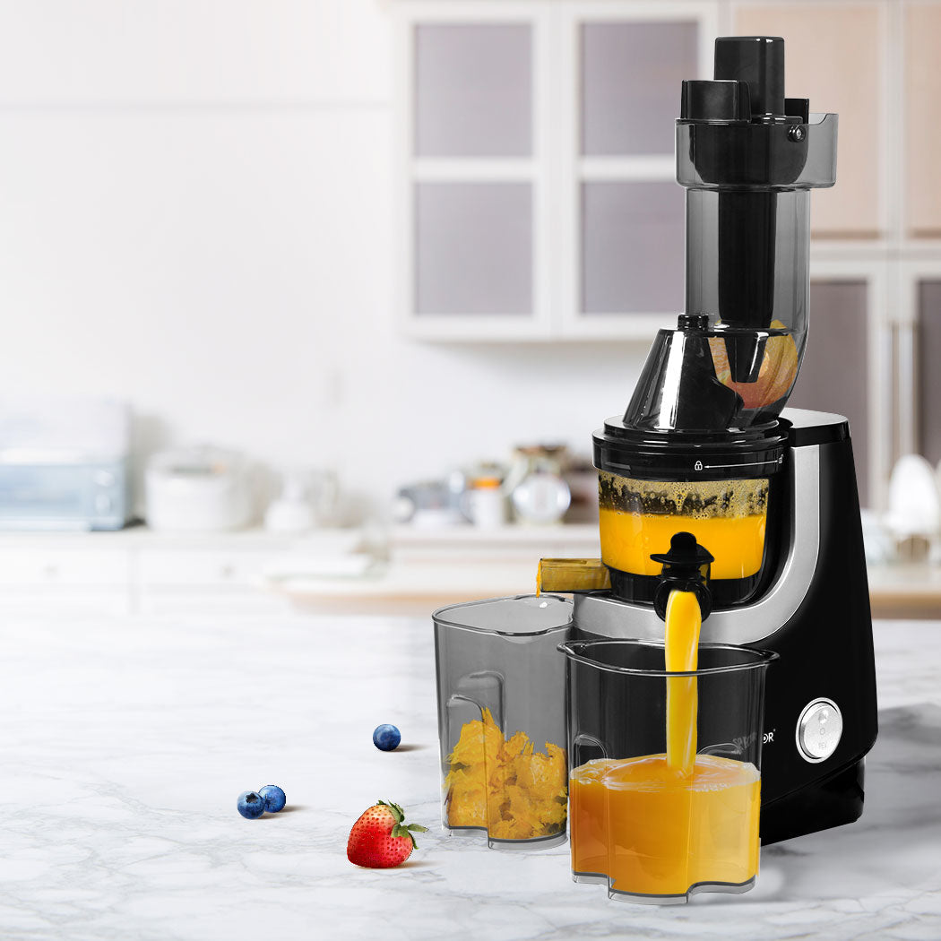 Spector Slow Juicer Cold Press Whole Black