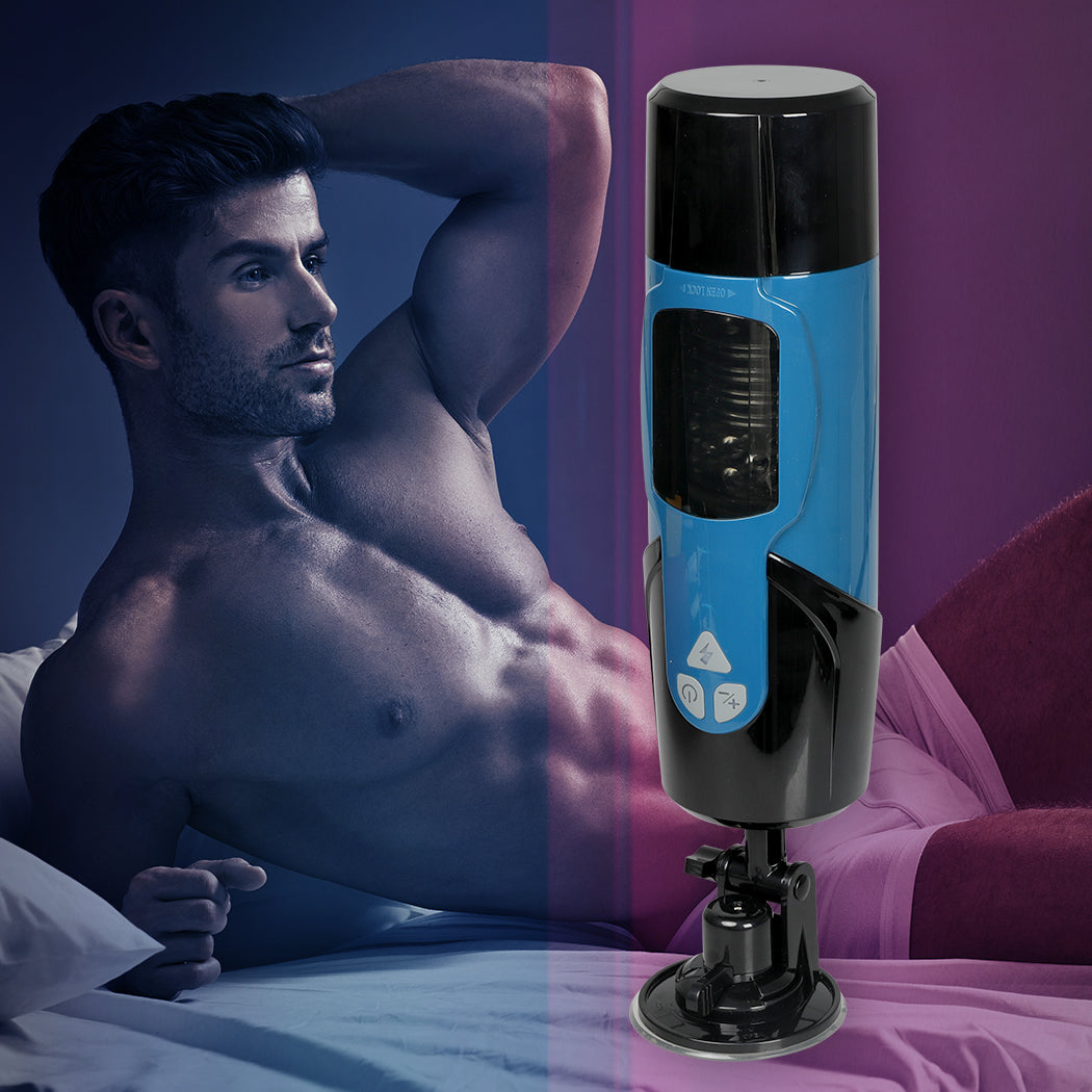 Urway Vibrating Pocket Pleasure Cup Blue