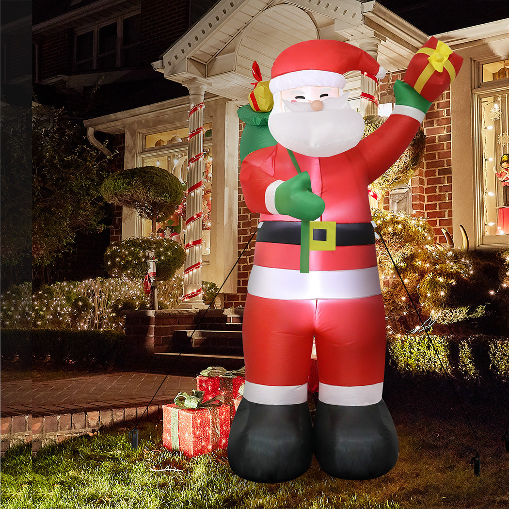 Santaco Inflatable 2.4M Claus Led Christmas Decor